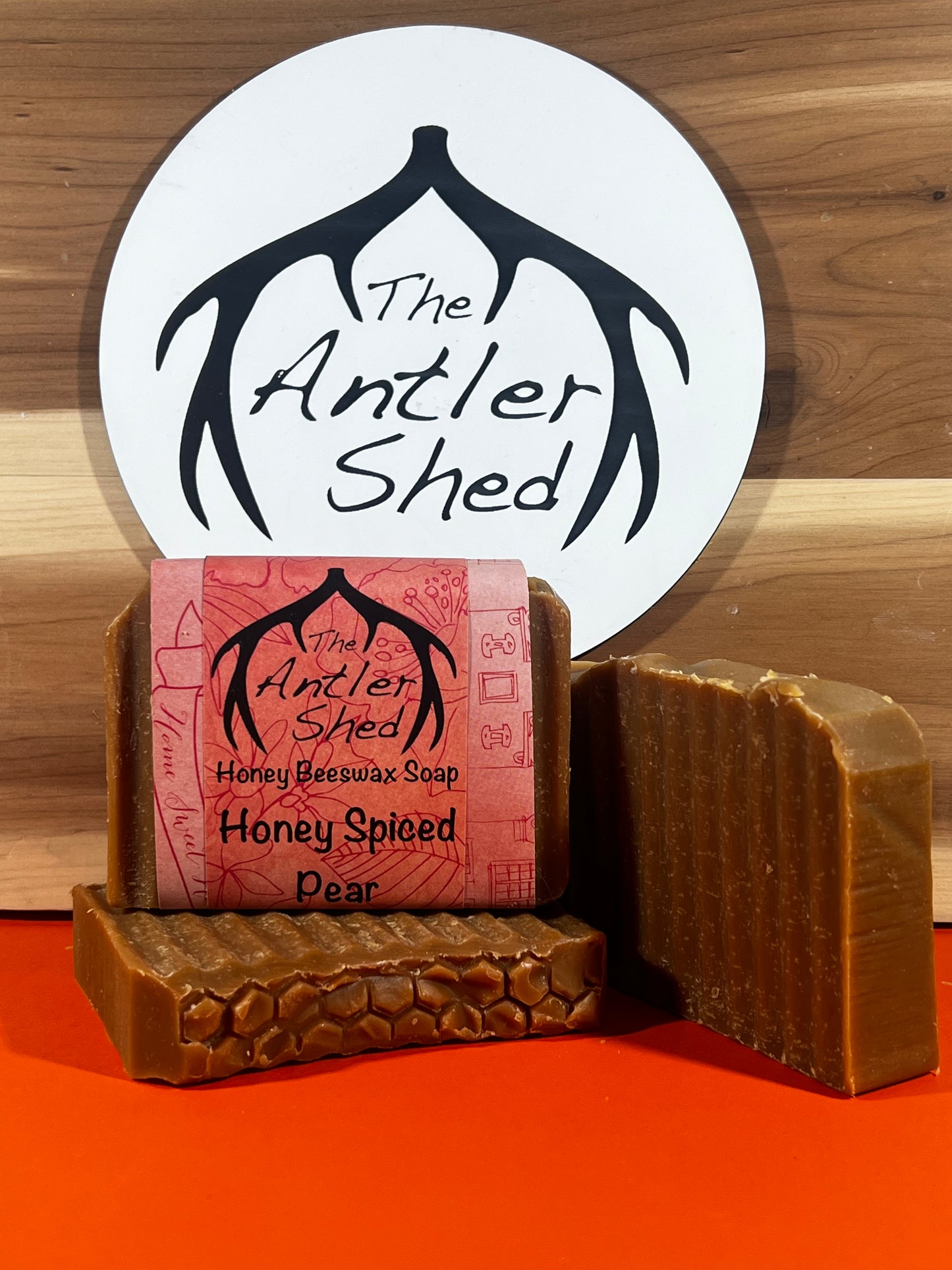 Honey Spiced Pear Beeswax Cold Process Handmade Soap