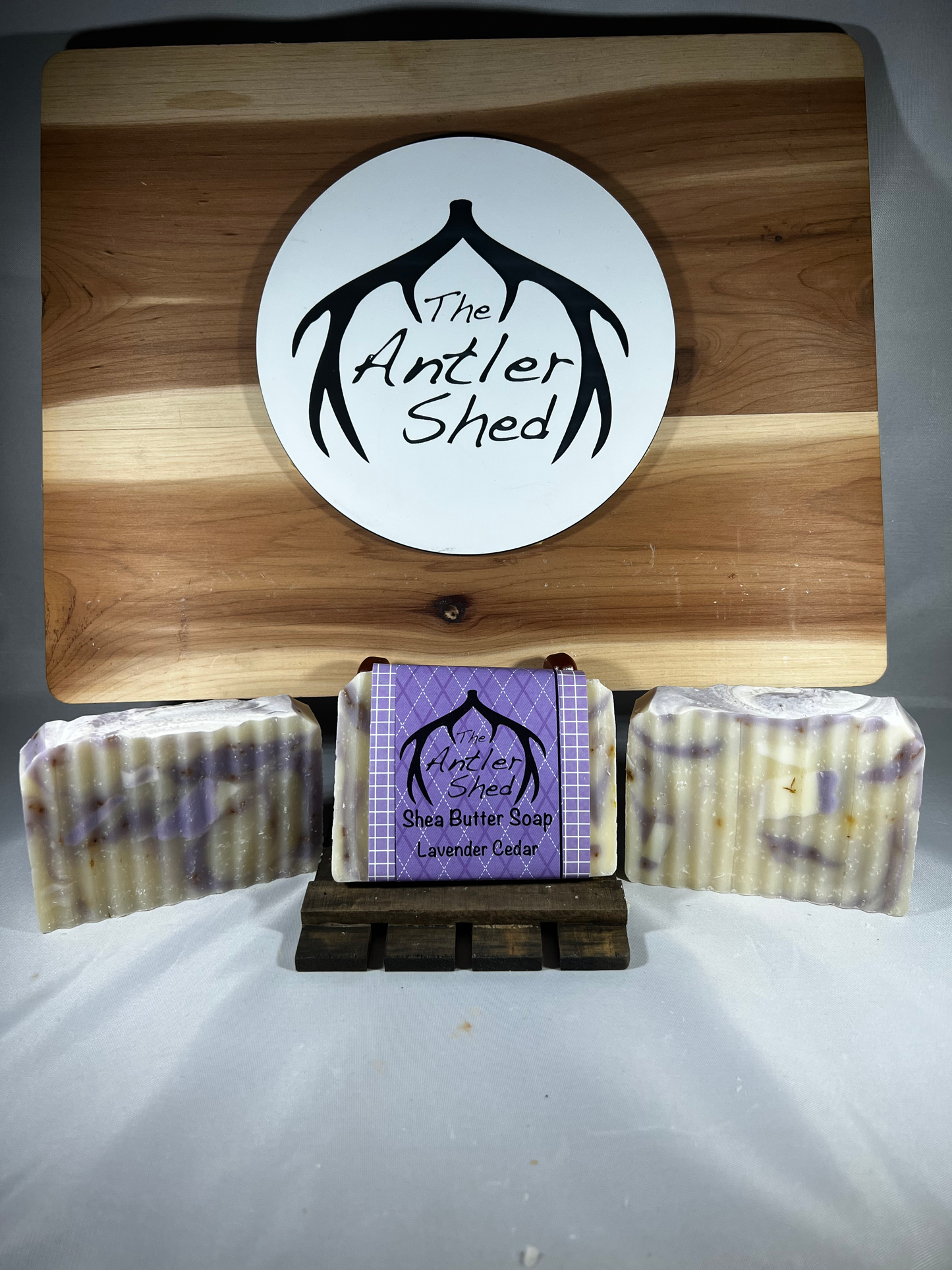 Lavender Cedar Shea Butter Cold Process Handmade Soap