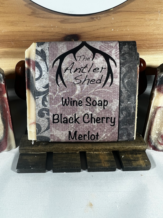 Black Cherry Merlot Cold Process Wine Soap