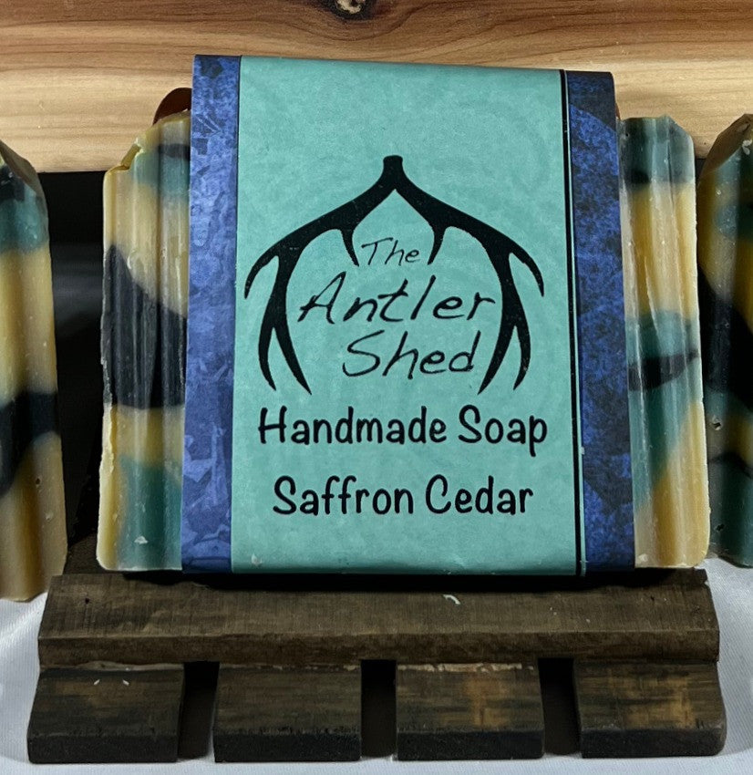 Saffron Cedar Cold Process Handmade Soap