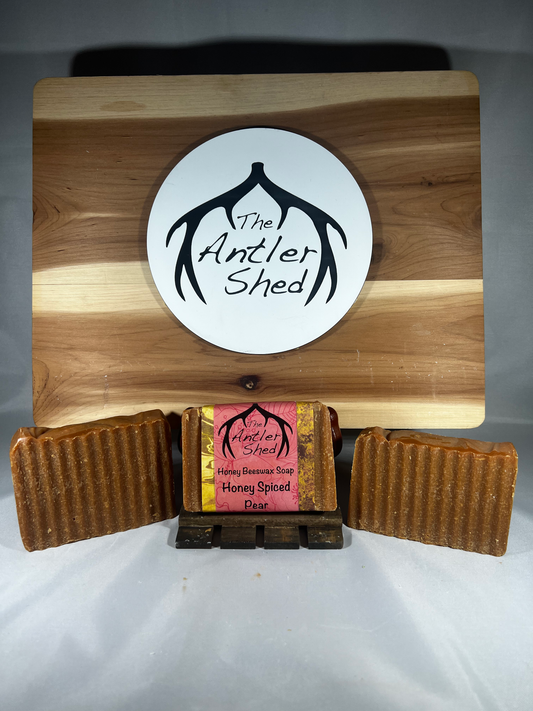 Honey Spiced Pear Beeswax Cold Process Handmade Soap