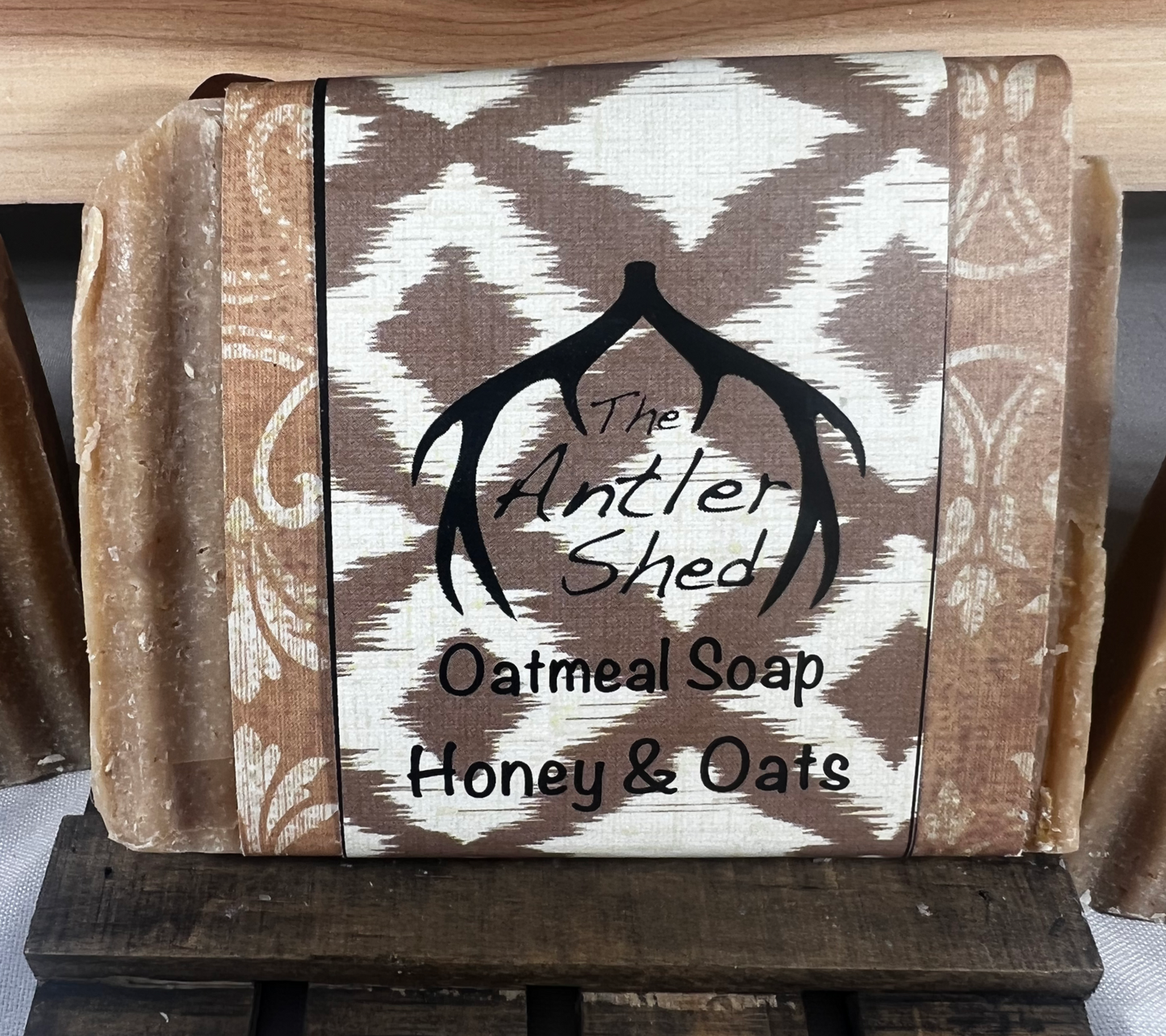 Honey & Oats Oatmeal Beeswax Cold Process Handmade Soap