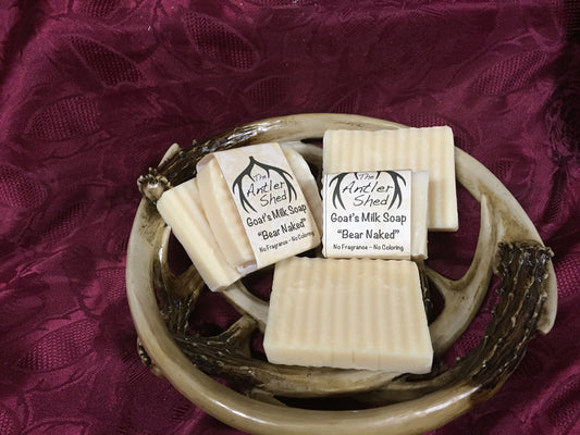 Unscented "Naked" Goats Milk Cold Process Handmade Soap